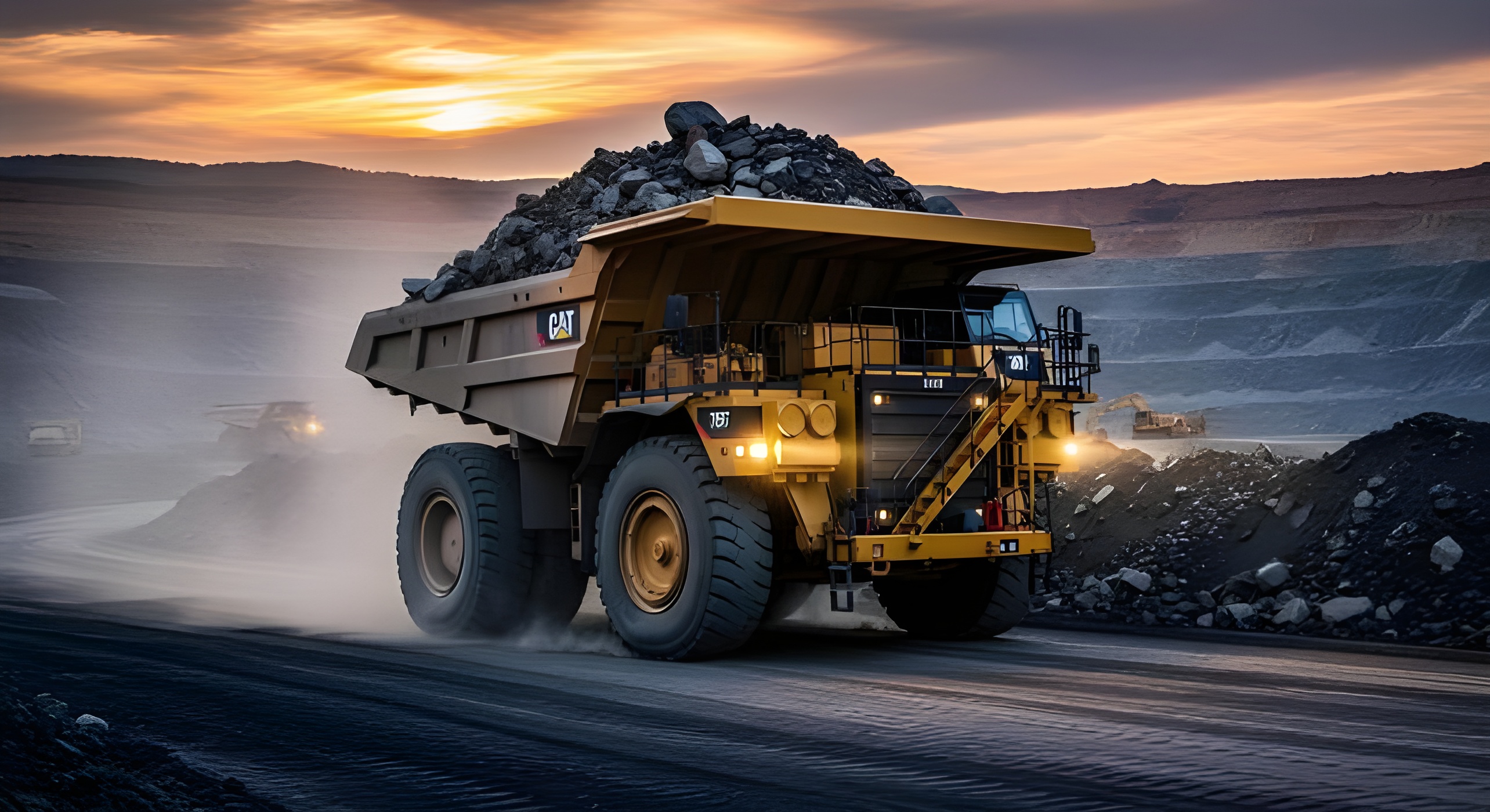 MESI payload and weighing division - haul truck in open pit mine